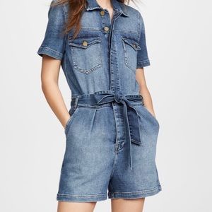 Coverall short frame denim